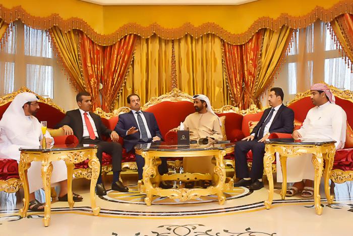 لقاء سعادة الشيخ مسلم بن حم العامري وزير الكهرباء و الطاقة اليمني