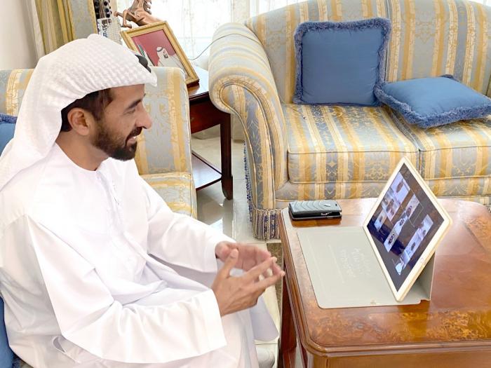 الأول في الدولة.. مجلس بن حم عن بعد يدعم مبادرات الدولة ضد كورونا