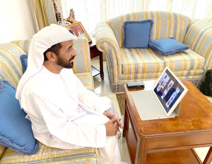 الأول في الدولة.. مجلس بن حم عن بعد يدعم مبادرات الدولة ضد كورونا